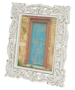 Grayson Lane White Wood Farmhouse Photo Frame (8-in x 10-in)