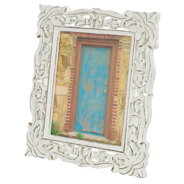 Grayson Lane White Wood Farmhouse Photo Frame (8-in x 10-in) 1 Grayson Lane White Wood Farmhouse Photo Frame (8-in x 10-in)