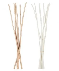 Grayson Lane 60-in White Natural Foliage - Set of 2