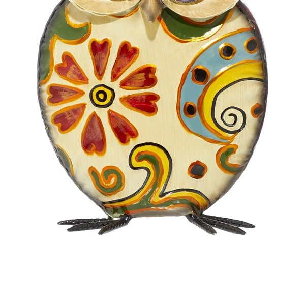 330942255_AlternateImage3_l.jpg Grayson Lane 11-in H x 8-in W Yellow Owl Garden Statue -GRAYSON LANE shop 330942255 AlternateImage3 l