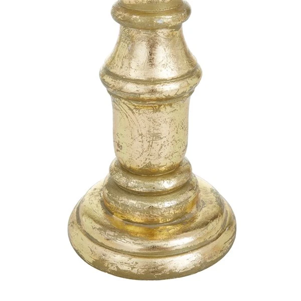 330942258_AlternateImage3_l.jpg Grayson Lane 1-Candle Gold Wood Pillar Candle Holders - 3-Pack -GRAYSON LANE shop 330942258 AlternateImage3 l