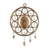 Grayson Lane 25-in Brass Metal Buddha Wind Chime with Bells