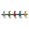 Grayson Lane 5-Hook Decorative Multicolour Iron Wall Hook