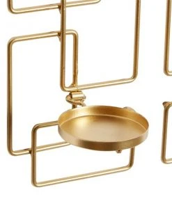 Grayson Lane 1-Candle Gold Metal Sconce Candle Holders - Set of 2 2 Grayson Lane 1-Candle Gold Metal Sconce Candle Holders - Set of 2 -GRAYSON LANE shop 330942269 AlternateImage3 l
