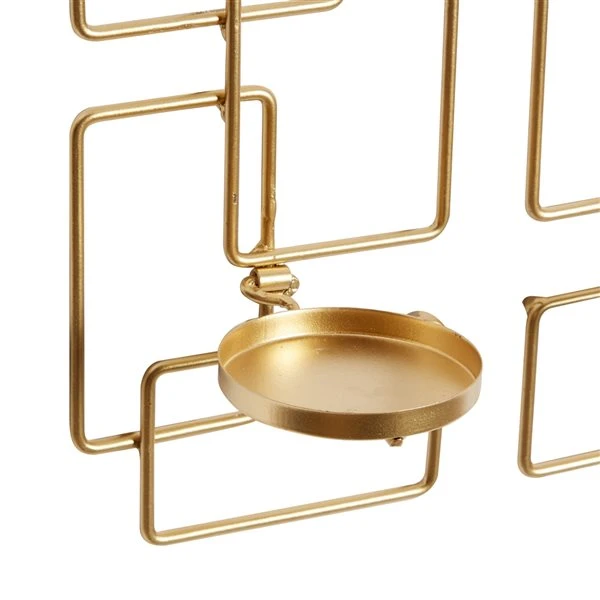 330942269_AlternateImage3_l.jpg Grayson Lane 1-Candle Gold Metal Sconce Candle Holders - Set of 2 -GRAYSON LANE shop 330942269 AlternateImage3 l