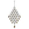 Grayson Lane 30-in Bohemian Gold Metal Heart-Shaped Structure with Bells Wind Chime