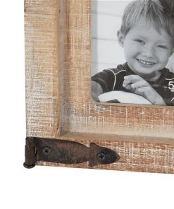 Grayson Lane Brown Wood Farmhouse Wall Photo Frame (5-in x 5-in) -GRAYSON LANE shop 330942277 AlternateImage3 l