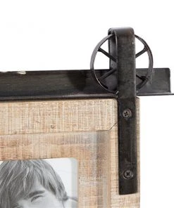 Grayson Lane Brown Wood Farmhouse Wall Photo Frame (5-in x 5-in) -GRAYSON LANE shop 330942277 AlternateImage4 l