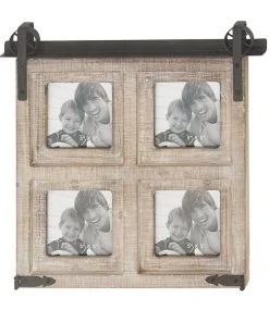 Grayson Lane Brown Wood Farmhouse Wall Photo Frame (5-in x 5-in) -GRAYSON LANE shop 330942277 AlternateImage5 l