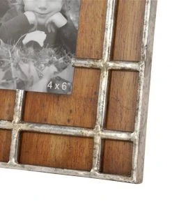 Grayson Lane Brown Wood Industrial Photo Frame (4-in x 6-in) -GRAYSON LANE shop 330942279 AlternateImage4 l