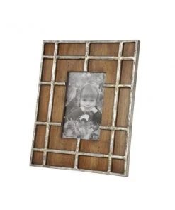 Grayson Lane Brown Wood Industrial Photo Frame (4-in x 6-in)