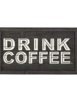 Grayson Lane 11.85-in H x 21.8-in W Coffee Wood Wall Accent
