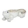 Grayson Lane 6.45-in H x 19.05-in W White Lizard Garden Statue