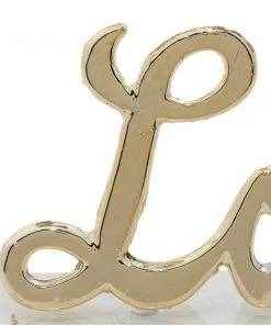 Grayson Lane Glam Clear and Gold Acrylic/Aluminum Love Sign Tabletop Decoration - Set of 2 -GRAYSON LANE shop 330942287 AlternateImage5 l