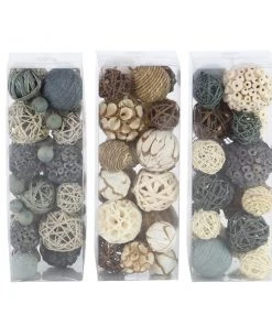 Grayson Lane Multicoloured Country Orbs and Vase Fillers - 3-Pack