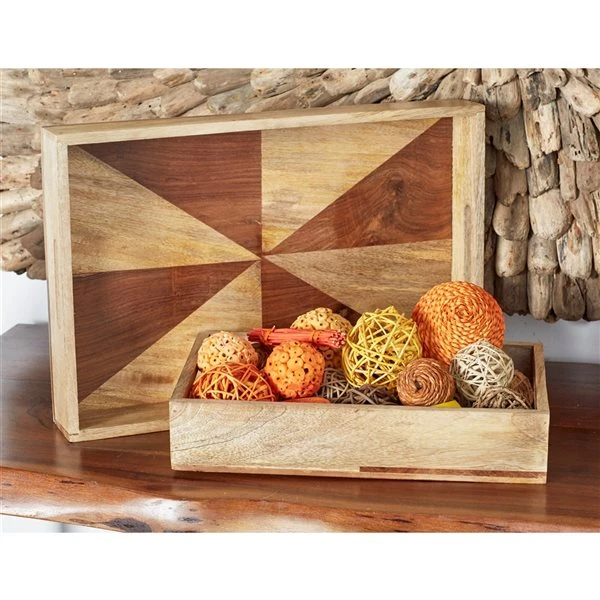 Grayson Lane Brown/Orange Country Orbs and Vase Fillers - 2-Pack 2 Grayson Lane Brown/Orange Country Orbs and Vase Fillers - 2-Pack - Image 2