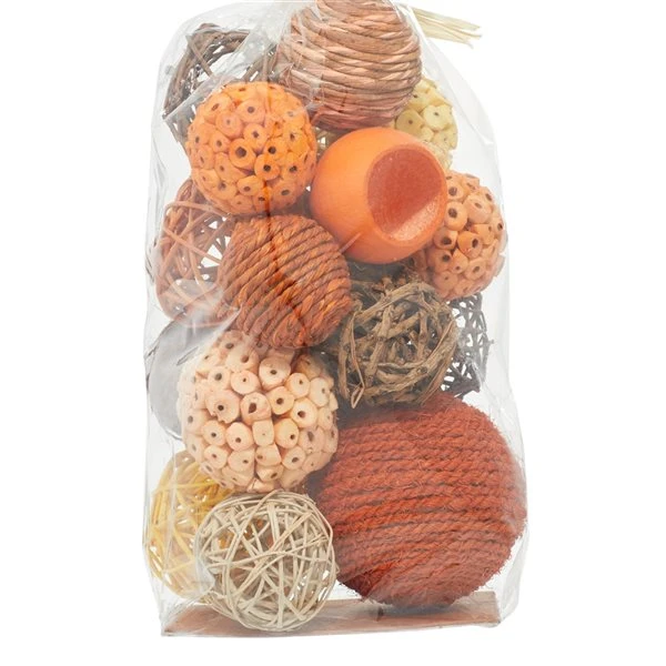 Grayson Lane Brown/Orange Country Orbs and Vase Fillers - 2-Pack 3 Grayson Lane Brown/Orange Country Orbs and Vase Fillers - 2-Pack - Image 3