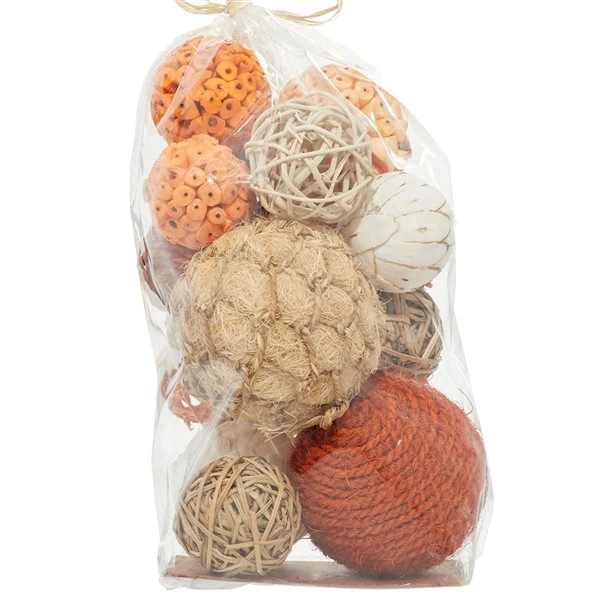 Grayson Lane Brown/Orange Country Orbs and Vase Fillers - 2-Pack 4 Grayson Lane Brown/Orange Country Orbs and Vase Fillers - 2-Pack - Image 4