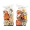 Grayson Lane Brown/Orange Country Orbs and Vase Fillers - 2-Pack
