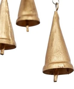 Grayson Lane 35-in Gold Metal Wind Chime with Bells and Multicoloured Beads -GRAYSON LANE shop 330942293 AlternateImage3 l