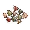 Grayson Lane 18-in H x 26-in W Fishes Metal Wall Accent