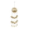 Grayson Lane 35-in Gold Metal Sunface Wind Chime with Dangling Stars