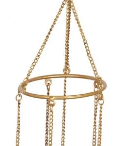 Grayson Lane 37-in Gold Metal Red Rooster Wind Chime with Sequined Details -GRAYSON LANE shop 330942306 AlternateImage3 l