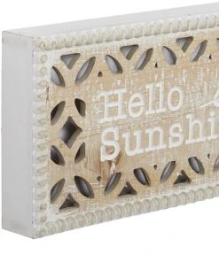 Grayson Lane 5.85-in H x 11.6-in W Farmhouse Wood Wall Accent - Set of 2 -GRAYSON LANE shop 330942309 AlternateImage5 l