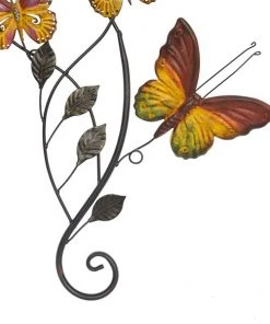 Grayson Lane 29-in H x 15-in W Butterflies Metal Wall Accent -GRAYSON LANE shop 330942324 AlternateImage6 l