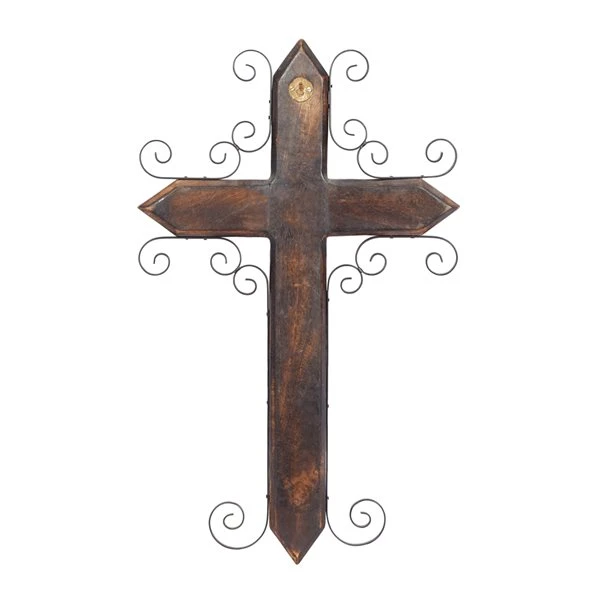 Grayson Lane 24-in H x 14.5-in W Religious/Spiritual Wood Wall Accent 5 Grayson Lane 24-in H x 14.5-in W Religious/Spiritual Wood Wall Accent - Image 5