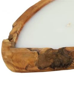 Grayson Lane 10-in x 2-in 1-Wick Brown Teak Wood Candle -GRAYSON LANE shop 330942346 AlternateImage3 l