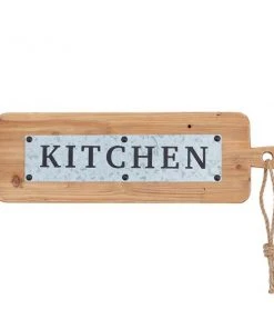 Grayson Lane 7.8-in H x 23.8-in W Kitchen Metal Wall Accent