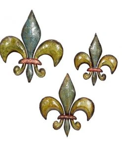 Grayson Lane 15-in H x 13-in W Traditional Metal Wall Accent - Set of 3