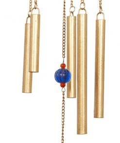 Grayson Lane 41-in Gold Metal Sun Wind Chime with Tubes -GRAYSON LANE shop 330942352 AlternateImage4 l