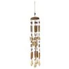 Grayson Lane 32-in Brown Wood Elephants Wind Chime