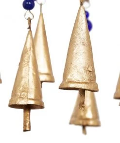 Grayson Lane 32-in Classic Gold Metal Sunface and Moon Wind Chime with Bells -GRAYSON LANE shop 330942359 AlternateImage4 l