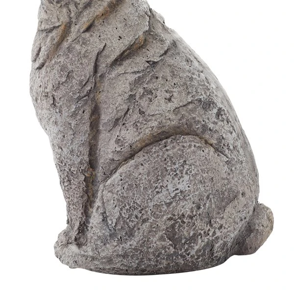 330942364_AlternateImage3_l.jpg Grayson Lane 20-in H x 11-in W Grey Rabbit Garden Statue -GRAYSON LANE shop 330942364 AlternateImage3 l