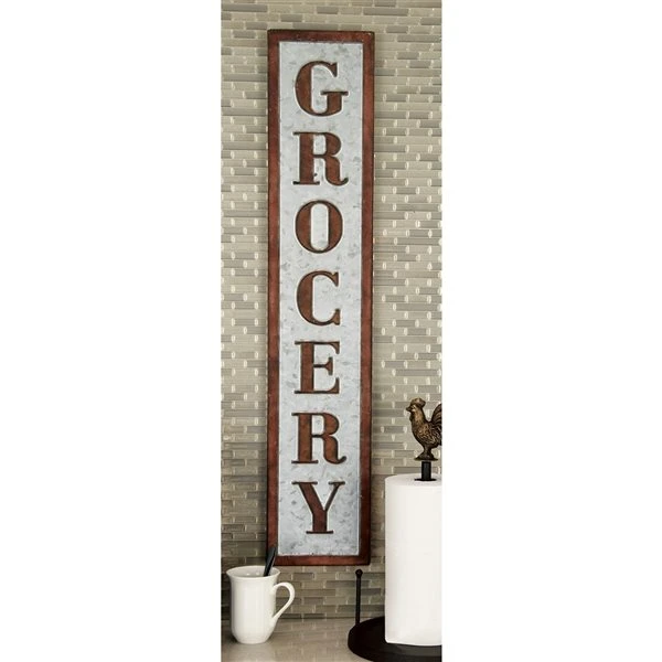 Grayson Lane 36-in H x 7-in W Farmhouse Metal Wall Accent 2 Grayson Lane 36-in H x 7-in W Farmhouse Metal Wall Accent - Image 2