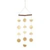 Grayson Lane 42-in Gold Metal Circles and Half Moons Wind Chime