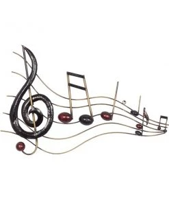 Grayson Lane 18-in H x 26-in W Entertainment Metal Wall Accent