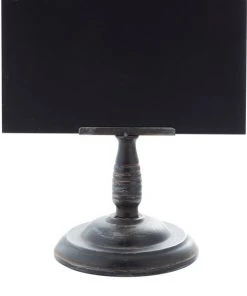 Grayson Lane Farmhouse Distressed Black Iron/Wood Chalkboard with Arrow Sign Tabletop Decoration -GRAYSON LANE shop 330942386 AlternateImage5 l