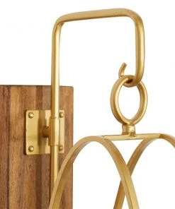 Grayson Lane 1-Candle Metal Sconce Candle Holder - Gold -GRAYSON LANE shop 330942394 AlternateImage4 l