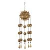 Grayson Lane 37-in Bohemian Gold Metal Sunface Wind Chime
