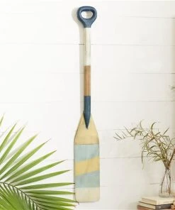 Grayson Lane 41-in H x 6-in W Coastal Oar Wood Wall Accent -GRAYSON LANE shop 330942417 AlternateImage2 l