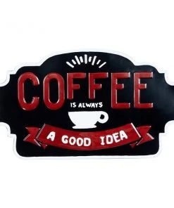 Grayson Lane 14.5-in H x 24-in W Coffee Metal Wall Accent