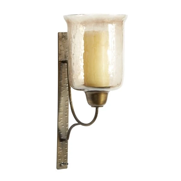 330942436_MainImage_001_l.jpg Grayson Lane 1-Candle Bronze Metal Sconce Candle Holder -GRAYSON LANE shop 330942436 MainImage 001 l