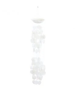 Grayson Lane 27-in Frosted White Capiz Shell and Coconut Wind Chime -GRAYSON LANE shop 330942439 AlternateImage5 l