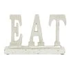 Grayson Lane Modern Silver Terrazzo Eat Sign Tabletop Decoration