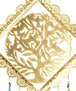 Grayson Lane 30-in Gold Metal Wind Chime with Cone-Shaped Wind Catchers -GRAYSON LANE shop 330942447 AlternateImage3 l