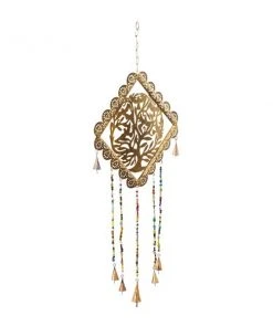 Grayson Lane 30-in Gold Metal Wind Chime with Cone-Shaped Wind Catchers -GRAYSON LANE shop 330942447 AlternateImage5 l